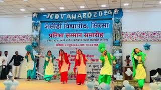 Bhangra Performance  Bhangra  JCD VIDYAPEETH ArtisticVibesDanceStudio [upl. by Adnir]