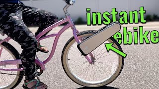 CLIP is the Worlds Quickest Ebike Conversion Kit to make Old Bikes into EBikes [upl. by Yenal517]