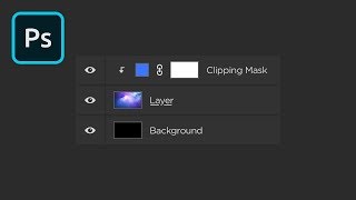 Clipping Masks in Photoshop  2 Minute Tutorial [upl. by Jorgensen700]