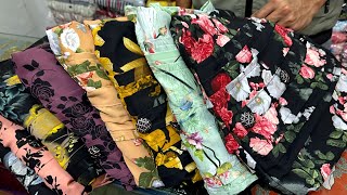 Cute cute floral printed hijab gownlong dress collection 2024 at craziest sale [upl. by Lotsirhc]