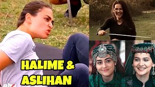 Halime VS Aslihan Behind The Scenes  Best Fight Scenes  ہم بیٹیاں ہم انقلابی بیٹیاں [upl. by Ziwot]