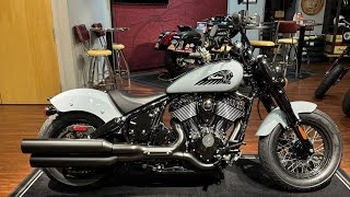 2024 Indian Chief Bobber Dark Horse Storm Gray [upl. by Adams]