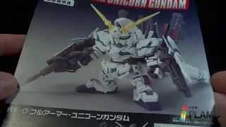 Unboxing SD Full Armor Unicorn Gundam [upl. by Dleifxam]