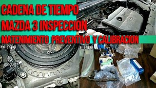 Guía Completa para el Cambio de Cadena de Tiempo en un Mazda 3 Motor 20L [upl. by Annawaj]