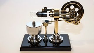 Stirling Engine With Magnet Return Stroke And Timelapse Build [upl. by Steffie]