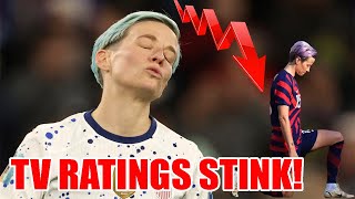 Megan Rapinoe and WOKE USWNT suffer TV Ratings DISASTER in LOSS to Sweden Americans DIDNT watch [upl. by Michiko]