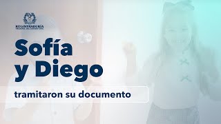 Sofía y Diego tramitaron su documento [upl. by Anh]