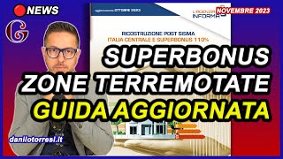 Edifici zone Terremotate ultime notizie  SUPERBONUS 110 e CESSIONE DEL CREDITO Guida aggiornata [upl. by Buna597]