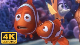 Finding Nemo 2003 Nemos First Day at School Nemo goes to School Remastered 4K 60FPS [upl. by Ilse]