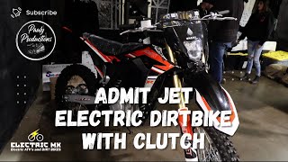 Admit Jet electric dirt bike at the Motorcycle Super Show [upl. by Irina552]