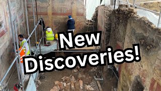 Explore the newest excavation in Pompeii [upl. by Atsirhcal]