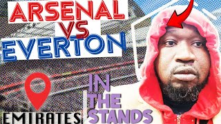 IN THE STANDS Prank Gone Wild strictostrict  ARSENAL 2 1 Evertonvlog fancam AFTVSTRICTO [upl. by Vivie]