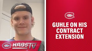 Kaiden Guhle on his 6year contract extension with the Canadiens  FULL PRESS CONFERENCE [upl. by Lear]