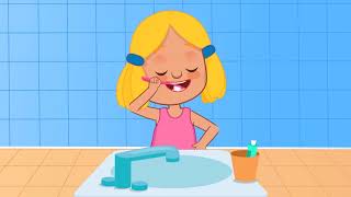 Brush Your Teeth An Educational Tooth Brushing Song for Kids [upl. by Aenitsirhc]