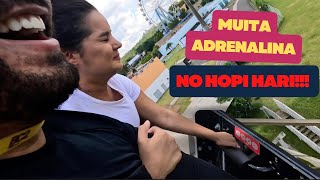 MUITA ADRENALINA NO HOPI HARI 🎢🎡 [upl. by Delinda]