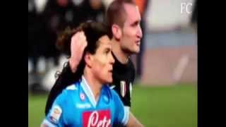 Cavani vs Chiellini and finally fair play [upl. by Fredela479]