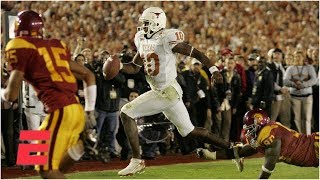 Vince Young Texas Longhorns relive classic 2006 Rose Bowl victory vs USC Trojans  ESPN Archives [upl. by Anitsyrk]