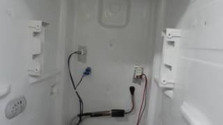 Fridge Freezer US style by Siemens back panel and repair [upl. by Leynwad]