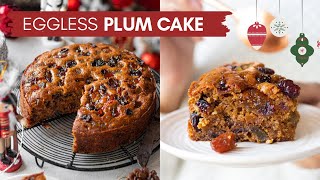 EGGLESS CHRISTMAS PLUM CAKE NO RUM NO EGGS FRUIT CAKE RECIPE FOR CHRISTMAS  FRUIT AND NUT CAKE [upl. by Madel]