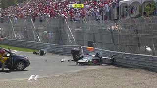 Olav Mol  F1 2007 Canada  Zware crash Robert Kubica [upl. by Anilak]