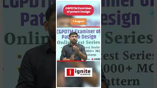 Examiner of Patent and Design Online Form Date Extend  CGPDTM Recruitment 2023 [upl. by Jaala]