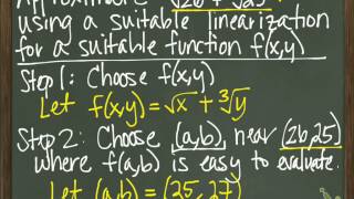 Linearization Functions of 2 Variables [upl. by Arikal]