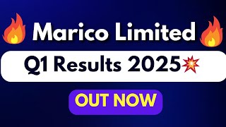 MARICO Q1 results 2025 MARICO results today MARICO Share News MARICO Share latest news [upl. by Sulihpoeht351]