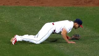 Bradley Zimmer a terrific diving catch in the 7th inning [upl. by Fernando880]