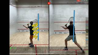 The Backhand Volley Drop in Squash Coaching for Compactness [upl. by Steven135]