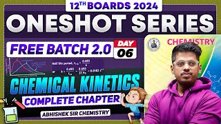 Class12th 6 Chemical Kinetics One Shot Day 6  PYQs  By Abhishek Sir Chemistry asc HSC 2024 [upl. by Chipman]