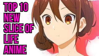 Top 10 New Slice Of Life Anime HD [upl. by Yoong]