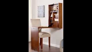 Wall Mounted Folding Table  Fold Out Convertible Desk [upl. by Haeli]