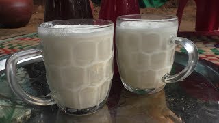 nannari sarbath recipe in tamil  How to Make nannari syrup  nannari milk sarbath  Amma Samayal [upl. by Rebmaed]