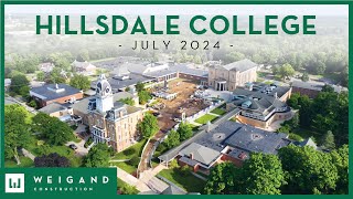 Hillsdale College  Construction Update July 2024 [upl. by Dasya]