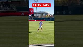 Casey Daiss pitcher Nebraska Husker Baseball 101524 Red White Scrimmage baseball [upl. by Nnyl]