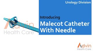 ADVIN Malecot Nephrostomy Catheter with Needle Urology [upl. by Renny]