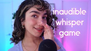 Guess the Trigger Word inaudible ASMR game [upl. by Radcliffe]