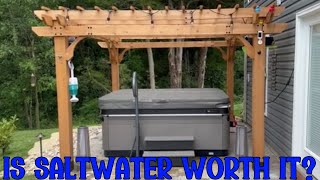 2023 CalderaSpas Utopia Geneva 6 Person Hot Tub Review  Information  Is Salt Water Worth It [upl. by Ramraj]