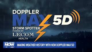 Making Weather History with New Doppler Max 5D [upl. by Anelat980]