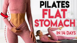 PILATES FLAT STOMACH in 14 Days 🔥 Belly Fat Burn  5 min Workout [upl. by Morena704]