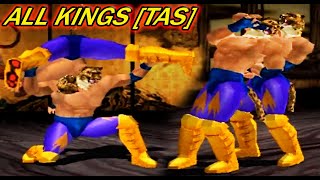 TAS All Kings Gameplay  Tekken 3 Arcade Version [upl. by Lenka53]