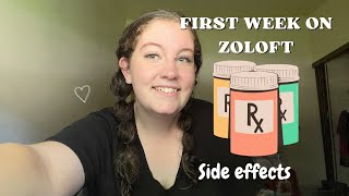 My first week on Zoloft my experience is it helping my anxiety [upl. by Venterea]