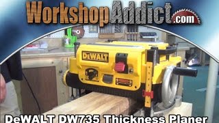 DeWALT DW735 13quot Thickness Planer [upl. by Annamaria]