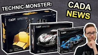 CADA®s quotKampfansagequot an LEGO® neues TECHNICSUPERCAR BULLDOZER amp FORMEL 1 Rennwagen CADA® News [upl. by Fisoi910]