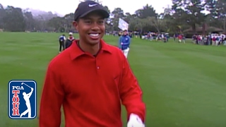 Top 10 Tiger Woods Shots on the PGA TOUR [upl. by Akiehsat]