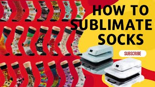 HOW TO SUBLIMATE SOCKS WITH ANY PRINTER USING HTV RONT HEAT PRESS [upl. by Ahsuas]