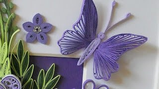 Butterfly Quilling Tutorial [upl. by Irehs]