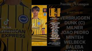 Brighton amp Hove Albion LIVE LINEUP premierleague brighton football soccer nike mitoma minteh [upl. by Anaujit]