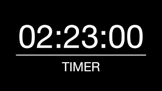 2 Hours 23 Minutes TimerCountdown with Alarm  143 Minutes [upl. by Savory]