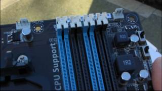 ASUS M4A89GTD PROUSB3 AM3 890GX DDR3 SATA3 60Gbs Crossfire Motherboard Unboxing amp First Look [upl. by Nayllij473]